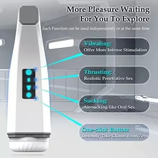 3 in 1 Thrusting Sucking Vibrating Automatic Male Masturbators, Adult Sex Toys for Men's Sex Pleasure, Tanshunly Hands Free Male 3 in 1 Thrusting Sucking Vibrating Automatic Male Masturbators, Adult Sex Toys for Men's Sex Pleasure, Tanshunly Hands Free Male