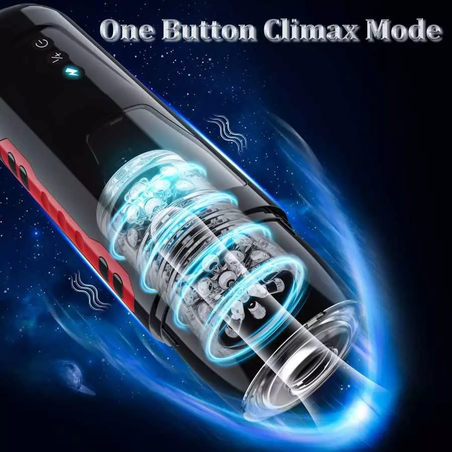 Automatic Male Masturbator, Penis Stroker with 7 Thrusting & Roating Modes, Electric Pocket Pussy for Men Waterproof, Sex Toys f
