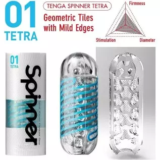 TENGA Spinner SPN-006 Brick Reusable Spiral-Motion Male Masturbator TENGA Spinner SPN-006 Brick Reusable Spiral-Motion Male Masturbator