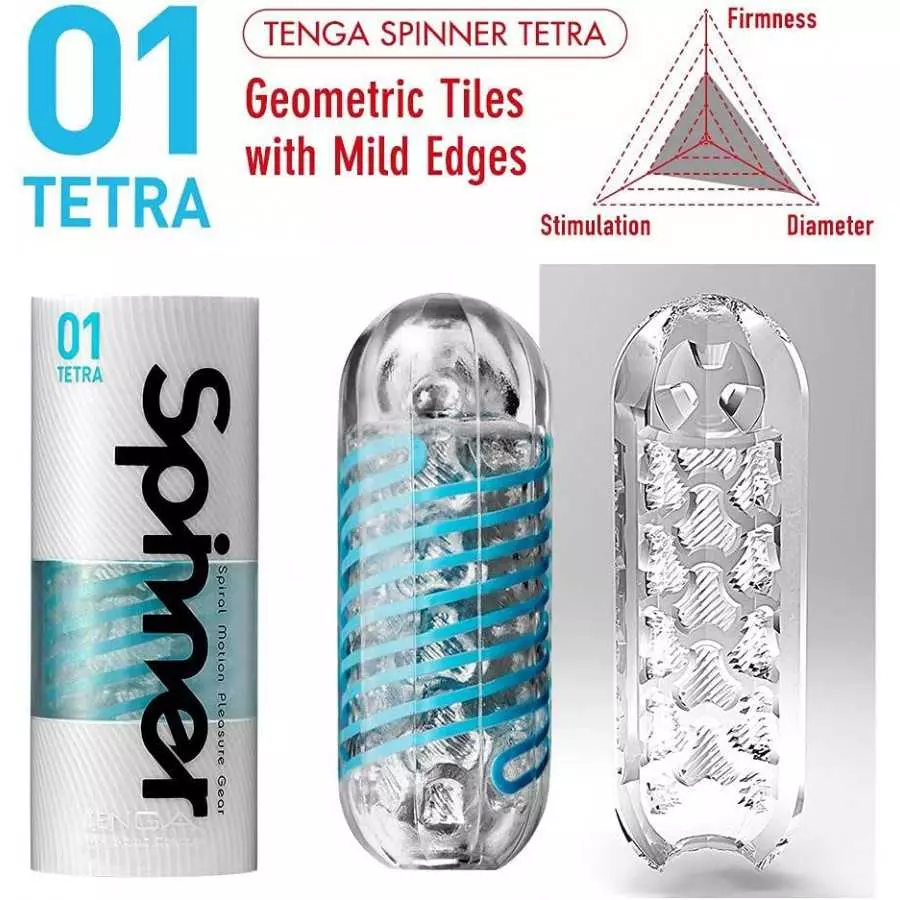TENGA Spinner SPN-006 Brick Reusable Spiral-Motion Male Masturbator