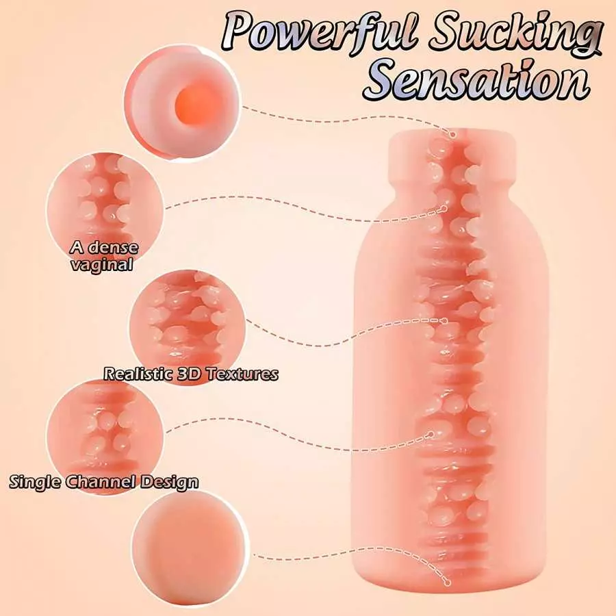 Milker Male Sex Toy Stroker, Joyoxia Sex Toys for Men, Adult Toys Male Masturbator Sex Dolls, Pocket Pussy for Men, Men’s Sex Do