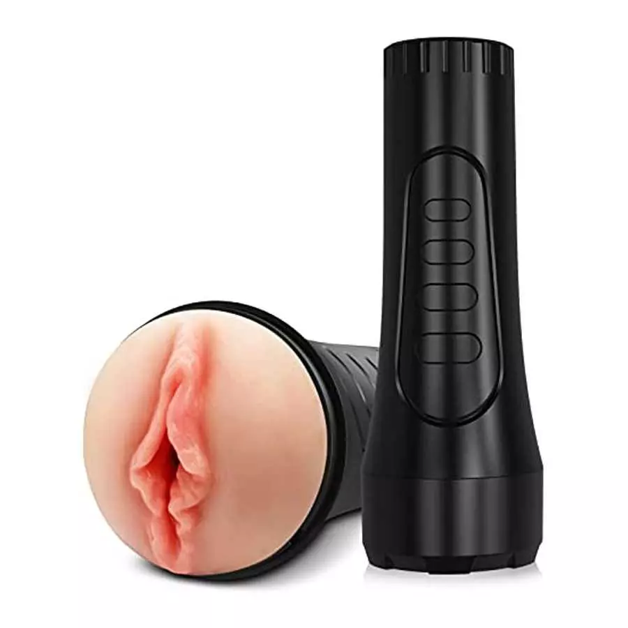 Male Masturbators Sex Toys for Men with 7.5 Inches Masturbator Deepth Adult Toys Pocket Pussy (L)