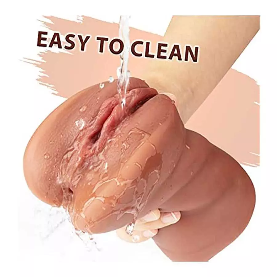 3 in 1 Pocket Pussy Male Masturbators with Lifelike Face, Sex Doll with Realistic Textured Mouth Vagina and Tight Anus, Masturba