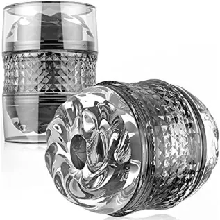 Manual Sucking Male Adult Sex Toys for Men Penis Stroker,Open Ended Male Men's Sex Toy Masturbator Pocket Pussy Sleeve for Men,M