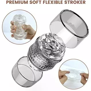 Manual Sucking Male Adult Sex Toys for Men Penis Stroker,Open Ended Male Men's Sex Toy Masturbator Pocket Pussy Sleeve for Men,M Manual Sucking Male Adult Sex Toys for Men Penis Stroker,Open Ended Male Men's Sex Toy Masturbator Pocket Pussy Sleeve for Men,M