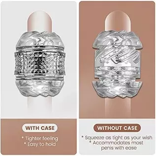 Manual Sucking Male Adult Sex Toys for Men Penis Stroker,Open Ended Male Men's Sex Toy Masturbator Pocket Pussy Sleeve for Men,M Manual Sucking Male Adult Sex Toys for Men Penis Stroker,Open Ended Male Men's Sex Toy Masturbator Pocket Pussy Sleeve for Men,M