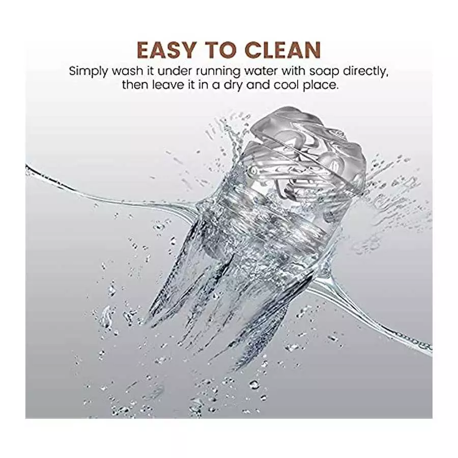 Manual Sucking Male Adult Sex Toys for Men Penis Stroker,Open Ended Male Men's Sex Toy Masturbator Pocket Pussy Sleeve for Men,M