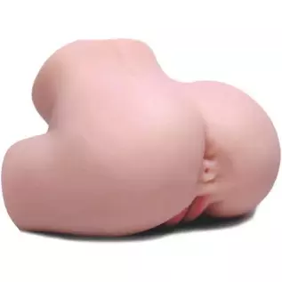 Lifelike Sex Doll Male Masturbator with Sexy Plump Torso Body Pocket Pussy Stroker with Big Butt&Big Boobs，Brown-Skin Realistic