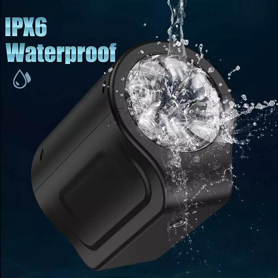 Automatic Male Masturbators, Open-Ended Penis Vibrator 7 Rotating Modes for Penis Stimulation, Realistic TPE Pocket Pussy for Ma