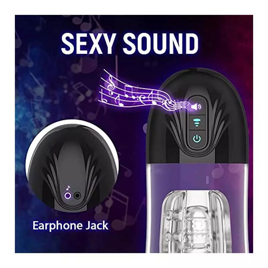 Custom Automatic Sucking Male Masturbators Penis Pump, Adult Sex Toys for Men's Sex Pleasure, Yukzen Vibrating Hands Free Male M