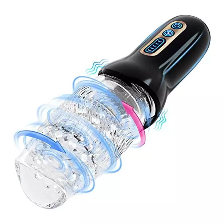 Automatic Blowjob Sex Machine Male Masturbator, Adult Sex Toys for Men, YUKZEN Rotating Vibrating Hands Free Men's Sex Toy Strok Automatic Blowjob Sex Machine Male Masturbator, Adult Sex Toys for Men, YUKZEN Rotating Vibrating Hands Free Men's Sex Toy Strok