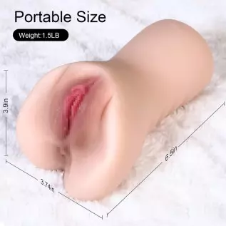Lifelike Pocket Pussy Male Masturbator Sex Toy for Men with 3D Realistic Vagina and Anal Sex, Adult Toys Sex Doll Portable Flesh Lifelike Pocket Pussy Male Masturbator Sex Toy for Men with 3D Realistic Vagina and Anal Sex, Adult Toys Sex Doll Portable Flesh