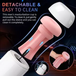 Male Masturbator Cup with 4 Thrusting,Suction & 10 Vibration Modes Electric Pocket Pussy,Toys for Men's Sex,Automatic Stroker Ma Male Masturbator Cup with 4 Thrusting,Suction & 10 Vibration Modes Electric Pocket Pussy,Toys for Men's Sex,Automatic Stroker Ma