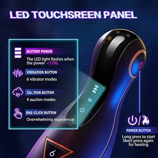 Automatic Sucking Blowjob Sex Machine LED Male Masturbator,Adult Sex Toys for Men,Vibrating Heating Hands Free Men's Sex Toy Str Automatic Sucking Blowjob Sex Machine LED Male Masturbator,Adult Sex Toys for Men,Vibrating Heating Hands Free Men's Sex Toy Str