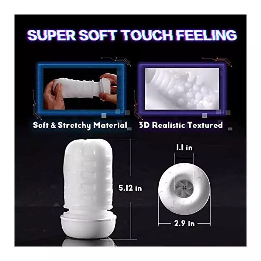Automatic Sucking Blowjob Sex Machine LED Male Masturbator,Adult Sex Toys for Men,Vibrating Heating Hands Free Men's Sex Toy Str
