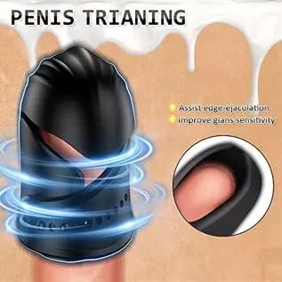 Penis Training Vibrator Male Masturbator, Mens Penis Glans Stimulating Sex Toys, 10 Vibration Modes for Glans Ejaculation Traini Penis Training Vibrator Male Masturbator, Mens Penis Glans Stimulating Sex Toys, 10 Vibration Modes for Glans Ejaculation Traini