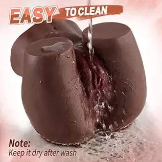 4.5LB Brown Anal Male Masturbator Sex Doll with Strong Suction, Realistic Vagina Pocket Pussy Ass Masturbator with 2 Hole for Pl 4.5LB Brown Anal Male Masturbator Sex Doll with Strong Suction, Realistic Vagina Pocket Pussy Ass Masturbator with 2 Hole for Pl