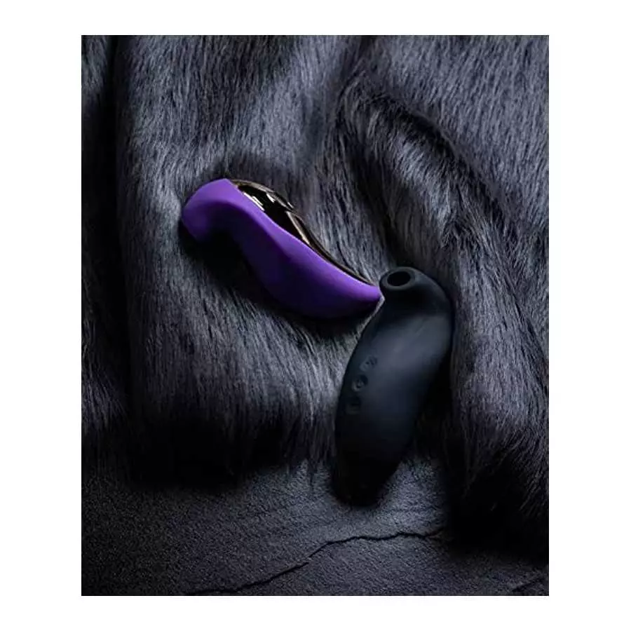 VIVI KISS NAJA Suction Vibrator, Rose Gold / Black Gold / Purple Gold