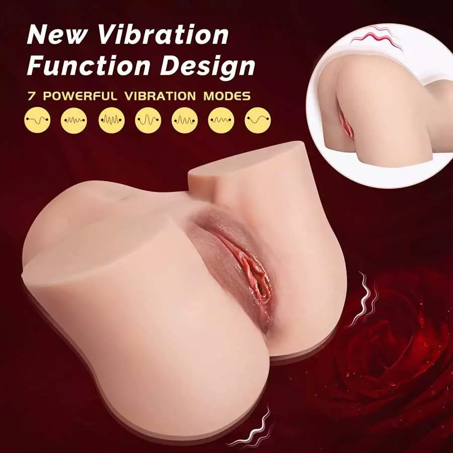 Sex Doll Male Masturbators, Automatic Pocket Pussy for Men with 7 Vibrating Modes Sex Dolls Men's Sex Toys Adult Male Sex Toys f
