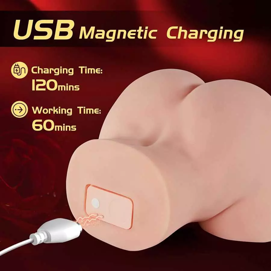 Sex Doll Male Masturbators, Automatic Pocket Pussy for Men with 7 Vibrating Modes Sex Dolls Men's Sex Toys Adult Male Sex Toys f