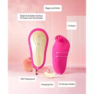 VIVI KISS NAJA Suction Vibrator, Rose Gold / Black Gold / Purple Gold VIVI KISS NAJA Suction Vibrator, Rose Gold / Black Gold / Purple Gold