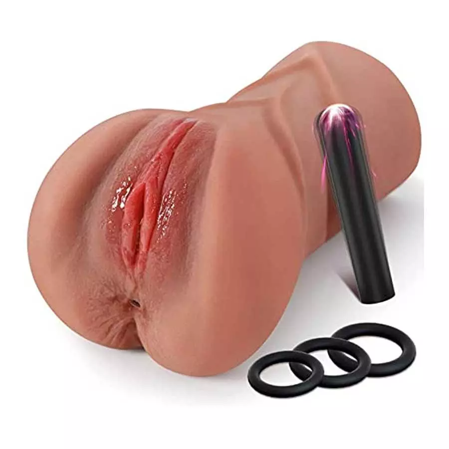 Male Masturbator Male Sex Toy - 4in1 Upgrade Pocket Pussy Sex Toys for Men with Powerful Bullet Vibrator & 3 Penis Ring, 10 Vibr Male Masturbator Male Sex Toy - 4in1 Upgrade Pocket Pussy Sex Toys for Men with Powerful Bullet Vibrator & 3 Penis Ring, 10 Vibr