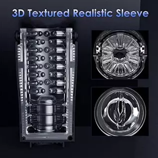 Automatic Male Masturbator Sex Toys - Male Masturbators with 10 Vibrating & 6 Thrusting, LCD Display Adult Toys Sex Toy for Men Automatic Male Masturbator Sex Toys - Male Masturbators with 10 Vibrating & 6 Thrusting, LCD Display Adult Toys Sex Toy for Men