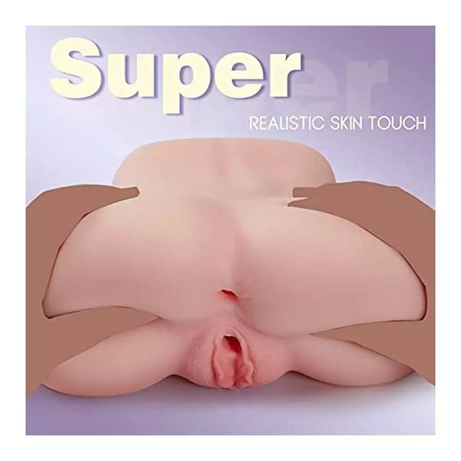 3.3LB Mini Pussy Ass Male Masturbator for Men Masturbation，3D Realistic Sex Toy with Virgin Vagina and Anal Stroker, Pocket Puss