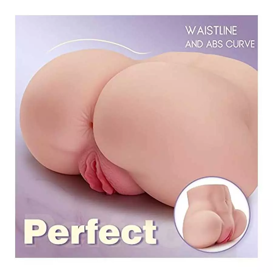 3.3LB Mini Pussy Ass Male Masturbator for Men Masturbation，3D Realistic Sex Toy with Virgin Vagina and Anal Stroker, Pocket Puss