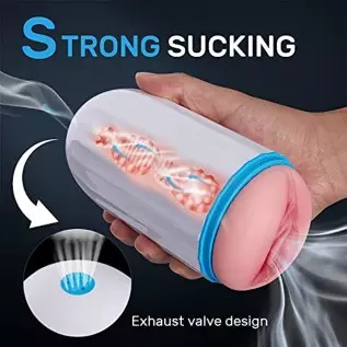 TIVINO Handheld Male Masturbators Cup with Deeper Wrapped, Realistic Pocket Pussy Stroker with Strong Suctions, Male Sex Toy for TIVINO Handheld Male Masturbators Cup with Deeper Wrapped, Realistic Pocket Pussy Stroker with Strong Suctions, Male Sex Toy for