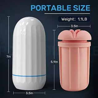 TIVINO Handheld Male Masturbators Cup with Deeper Wrapped, Realistic Pocket Pussy Stroker with Strong Suctions, Male Sex Toy for TIVINO Handheld Male Masturbators Cup with Deeper Wrapped, Realistic Pocket Pussy Stroker with Strong Suctions, Male Sex Toy for