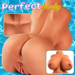 7.7LB Sex Doll Realistic Male Masturbator, 3 in 1 Brown Big Boobs Pussy Ass Masturbator Toy with Realistic Vagina Anal, Lifelike 7.7LB Sex Doll Realistic Male Masturbator, 3 in 1 Brown Big Boobs Pussy Ass Masturbator Toy with Realistic Vagina Anal, Lifelike