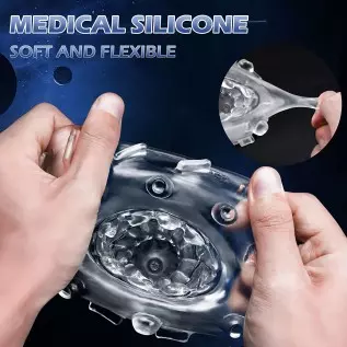 Automatic Male Masturbator, AMOVIBE Male Masturbators Cup with 4 Rotation & 3 Speed Modes, Sex Toys for Men/Adult Toys with 50dB