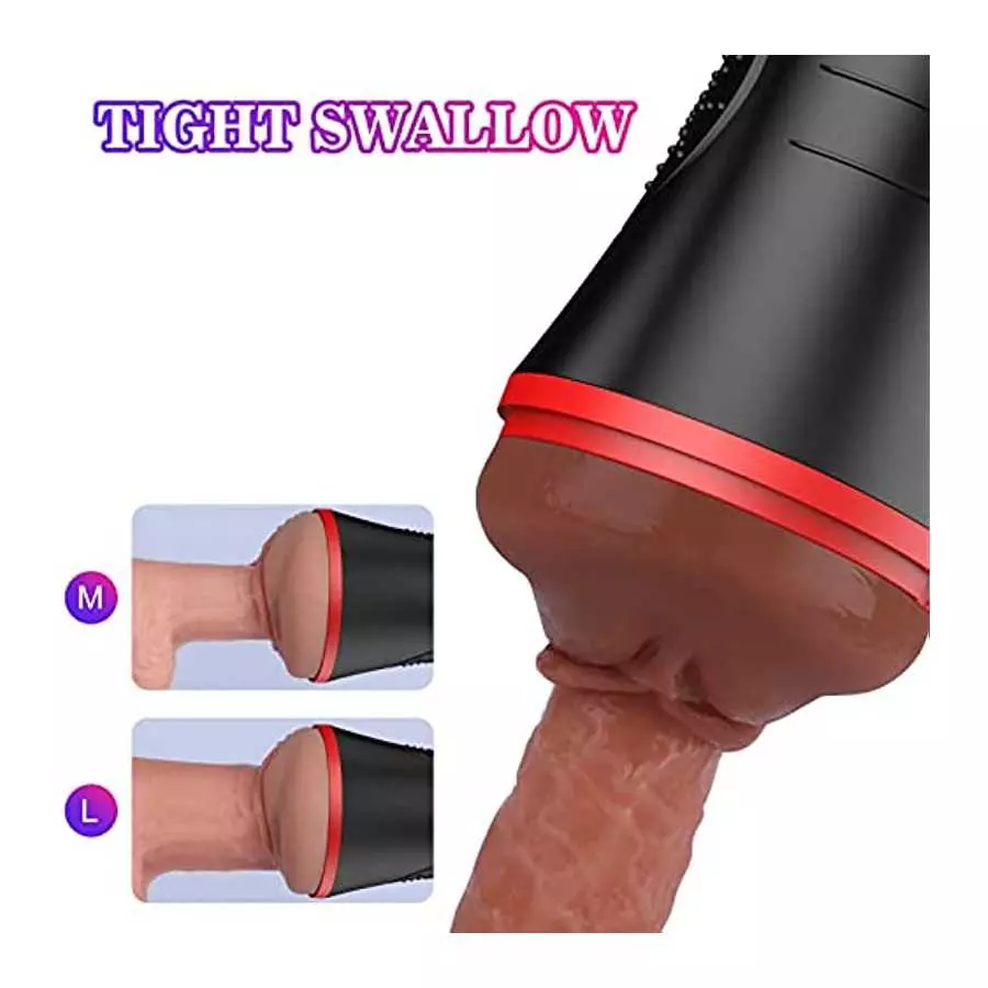Squeezable Male Masturbator Pocket Pussy for Men, Banenu Lifelike Textured Vagina Pussy Masturbation Cup with 7.5" Depth, Plump