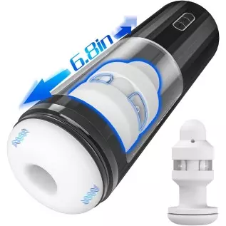 Automatic Male Masturbators, Mesterstar Male Masturbator Cup Stroker with 5 Thrusting & 7 Vibration, Blowjob Hands Free Pocket P