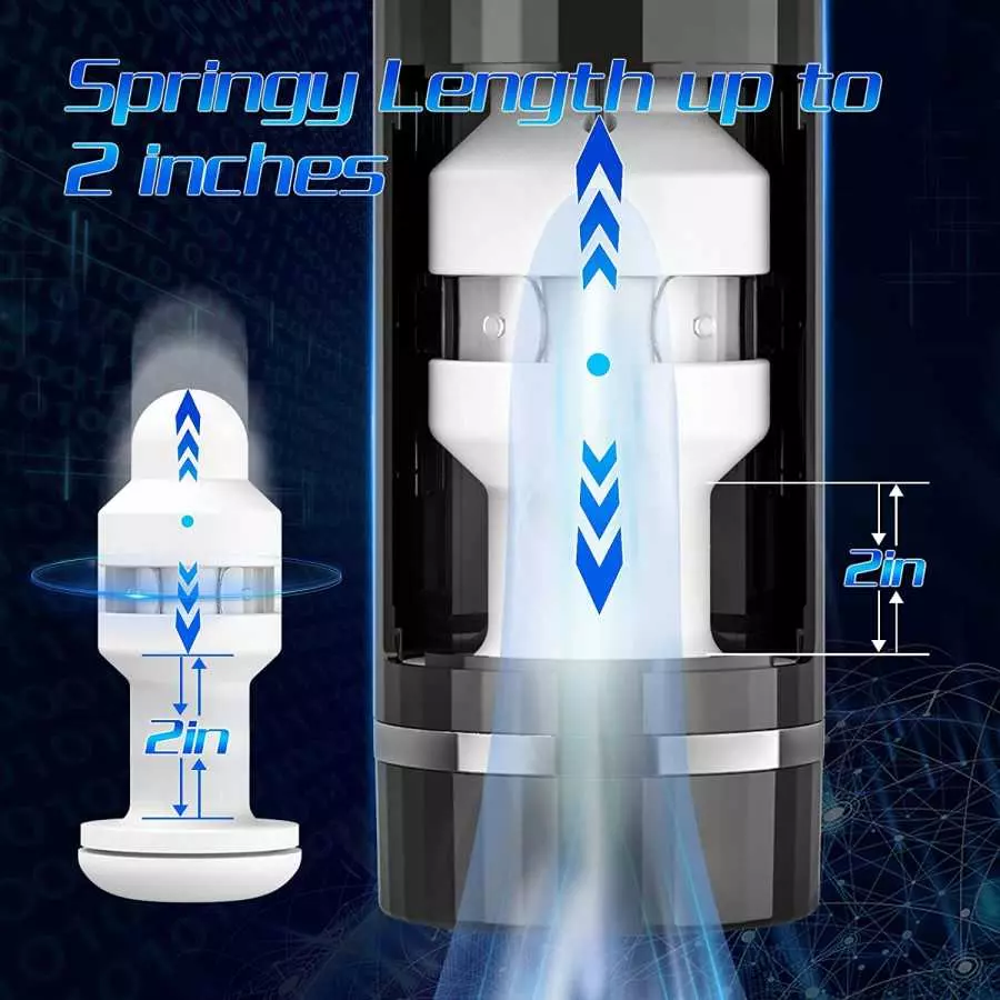 Automatic Male Masturbators, Mesterstar Male Masturbator Cup Stroker with 5 Thrusting & 7 Vibration, Blowjob Hands Free Pocket P