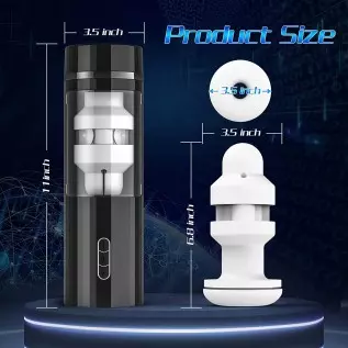 Automatic Male Masturbators, Mesterstar Male Masturbator Cup Stroker with 5 Thrusting & 7 Vibration, Blowjob Hands Free Pocket P Automatic Male Masturbators, Mesterstar Male Masturbator Cup Stroker with 5 Thrusting & 7 Vibration, Blowjob Hands Free Pocket P