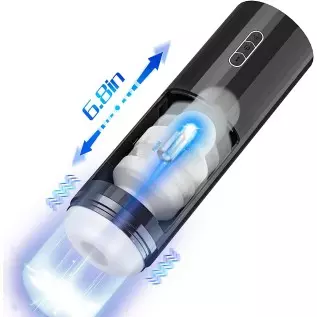 Automatic Male Masturbators, Mesterstar Male Masturbator Cup Stroker with 5 Thrusting & 7 Vibration, Blowjob Hands Free Pocket P Automatic Male Masturbators, Mesterstar Male Masturbator Cup Stroker with 5 Thrusting & 7 Vibration, Blowjob Hands Free Pocket P