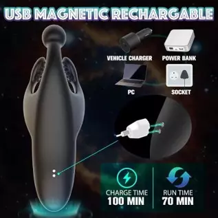 Vibrating Male Masturbators Male Vibrator Electric Penis Massager with 10 Flapping & 10 Powerful Vibrations Three-End Open Desig Vibrating Male Masturbators Male Vibrator Electric Penis Massager with 10 Flapping & 10 Powerful Vibrations Three-End Open Desig