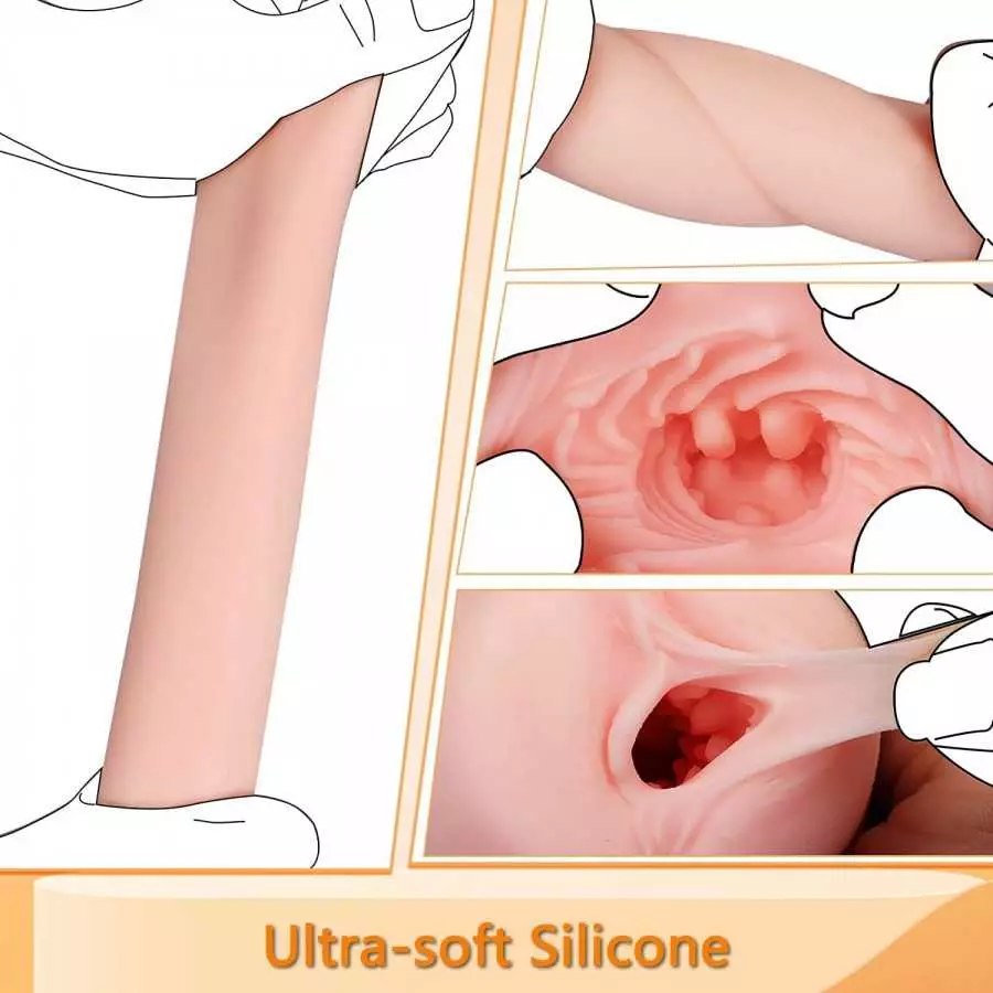 Male Masturbators Egg,FOLANVOFF Portable and Reusable Pocket Pussy Egg with Realistic Mouth for Oral Sex,Ultra Soft Stretchy Mal