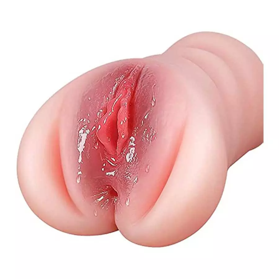 1.68LB Male Masturbator Pocket Pussy Sex Toy - 2 in 1 Realistic Stroker with Real Vagina and Tight Anal Tunnels, Colorfast Soft 1.68LB Male Masturbator Pocket Pussy Sex Toy - 2 in 1 Realistic Stroker with Real Vagina and Tight Anal Tunnels, Colorfast Soft