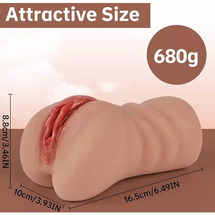 Male Masturbator, XINBALE 680g Adult Sex Toys with Realistic Textured, Men's Pocket Stroker Toy for Adult Men Masturbation