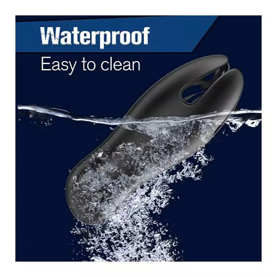 Vibrating Male Masturbator Penis Vibrator, Half Wrapped Mens Vibrator with 10 Vibration Modes for Penis and Glans Stimulation, A