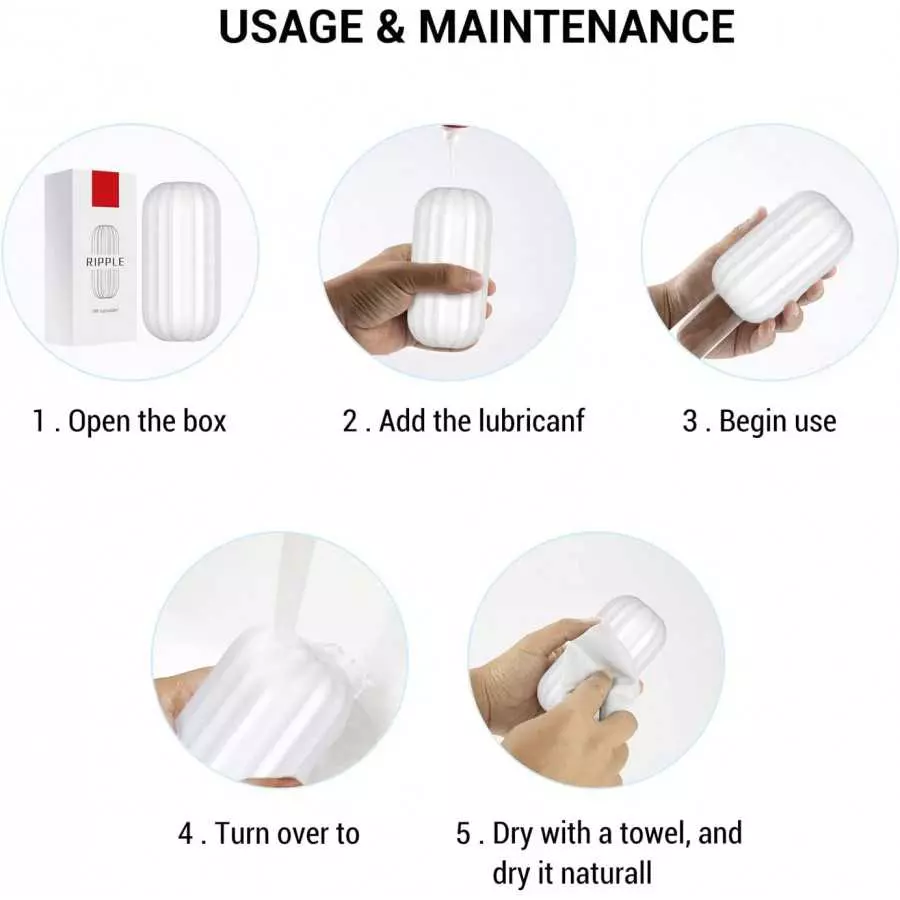 Male Masturbator Vacuum Cup, 3D Realistic Pocket Pussy Sleeve for Men Reusable Soft Stretchy Adult Men Sex Toys, Silky White