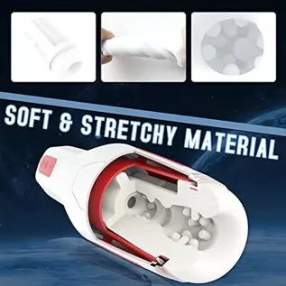 Automatic Male Masturbators Cup, Male Masturbator Toy with with 10 Vibrating Modes & 5 Suction Modes, LUGAGA Masturbation Blowjo