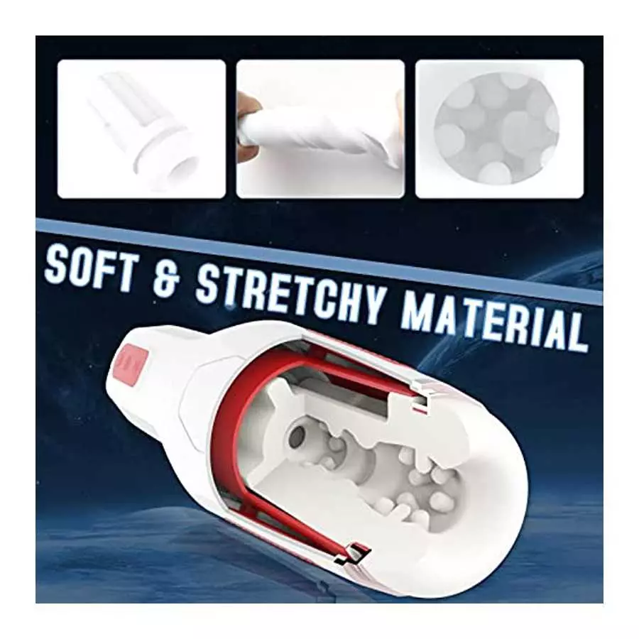 Automatic Male Masturbators Cup, Male Masturbator Toy with with 10 Vibrating Modes & 5 Suction Modes, LUGAGA Masturbation Blowjo