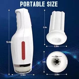 Automatic Male Masturbators Cup, Male Masturbator Toy with with 10 Vibrating Modes & 5 Suction Modes, LUGAGA Masturbation Blowjo