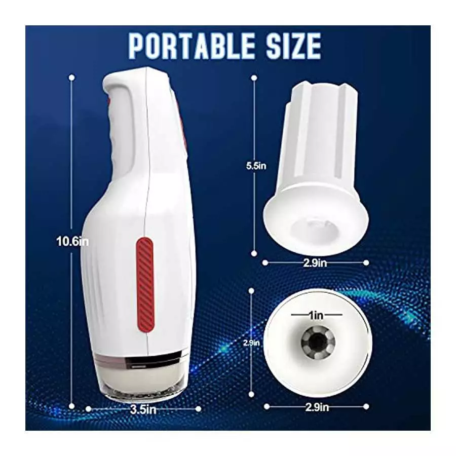 Automatic Male Masturbators Cup, Male Masturbator Toy with with 10 Vibrating Modes & 5 Suction Modes, LUGAGA Masturbation Blowjo