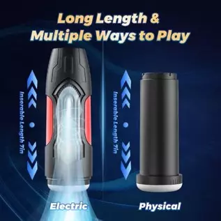 Automatic Male Masturbators with 7 Suction & Vibration Modes, Mesterstar Mens Vibrator strokers Hands Free Pocket Pussy with 3D