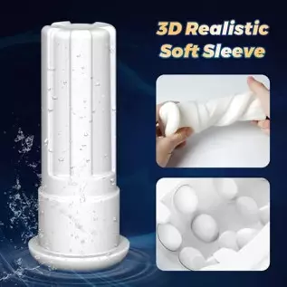 Automatic Male Masturbators with 7 Suction & Vibration Modes, Mesterstar Mens Vibrator strokers Hands Free Pocket Pussy with 3D